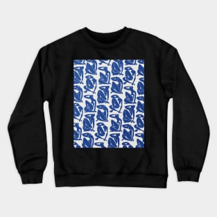 Blue nude Henri Matisse abstract art Crewneck Sweatshirt